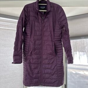 Patagonia Long Nano Puff Parka Plum Purple Lightweight Winter Coat Women’s 💜